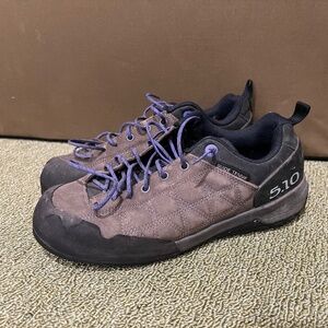 Women's Athletic Shoes - Brown and Black